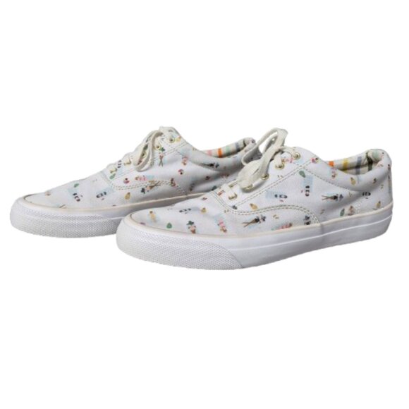9.5 Anthropologie Keds x Rifle Paper Company Sun Girls Sneakers - Picture 1 of 11